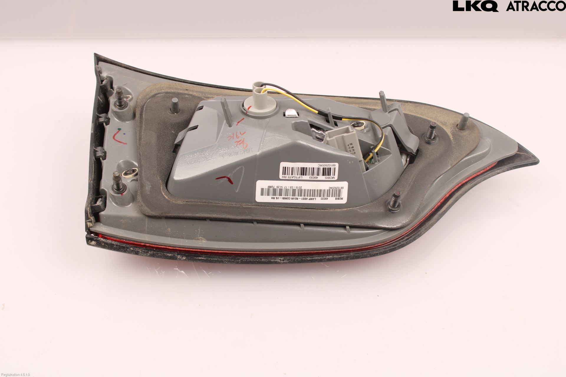 Jeep CHEROKEE Bakljus Lucka Hö