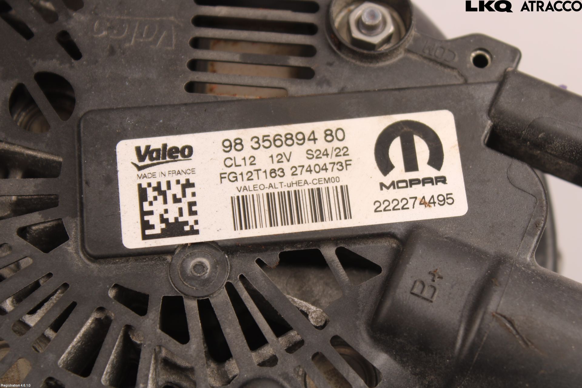 Peugeot 208/E-208 20- Generator