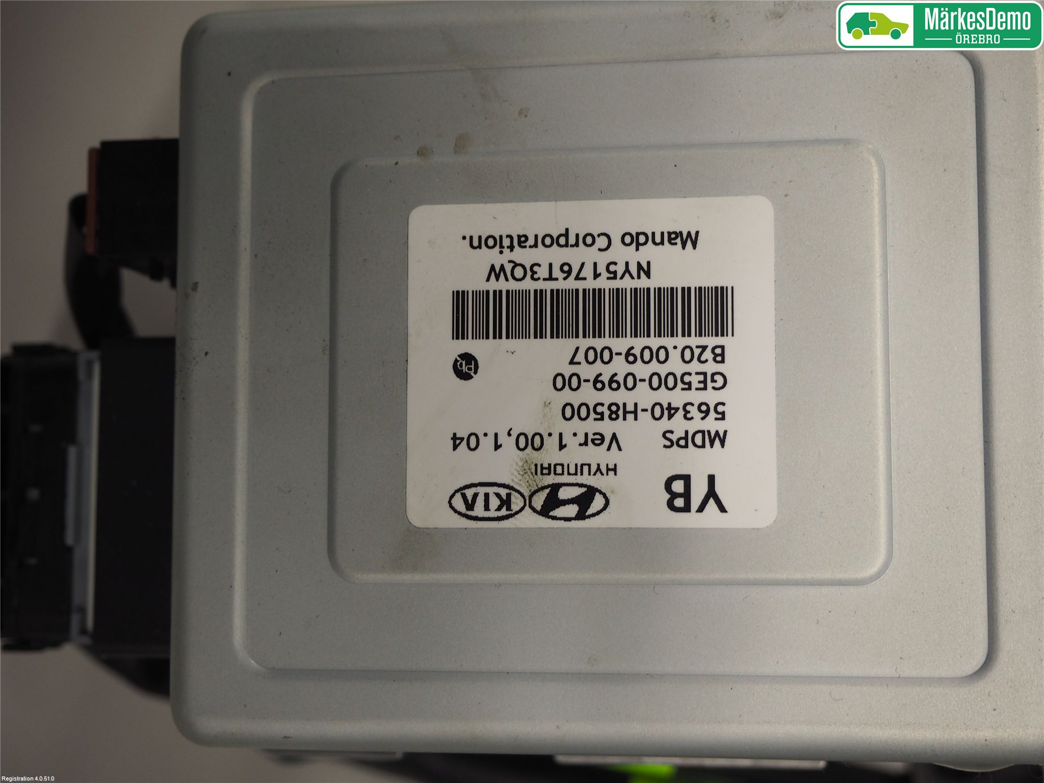 Kia RIO 17- Rattaxelagg Med Inb Servo