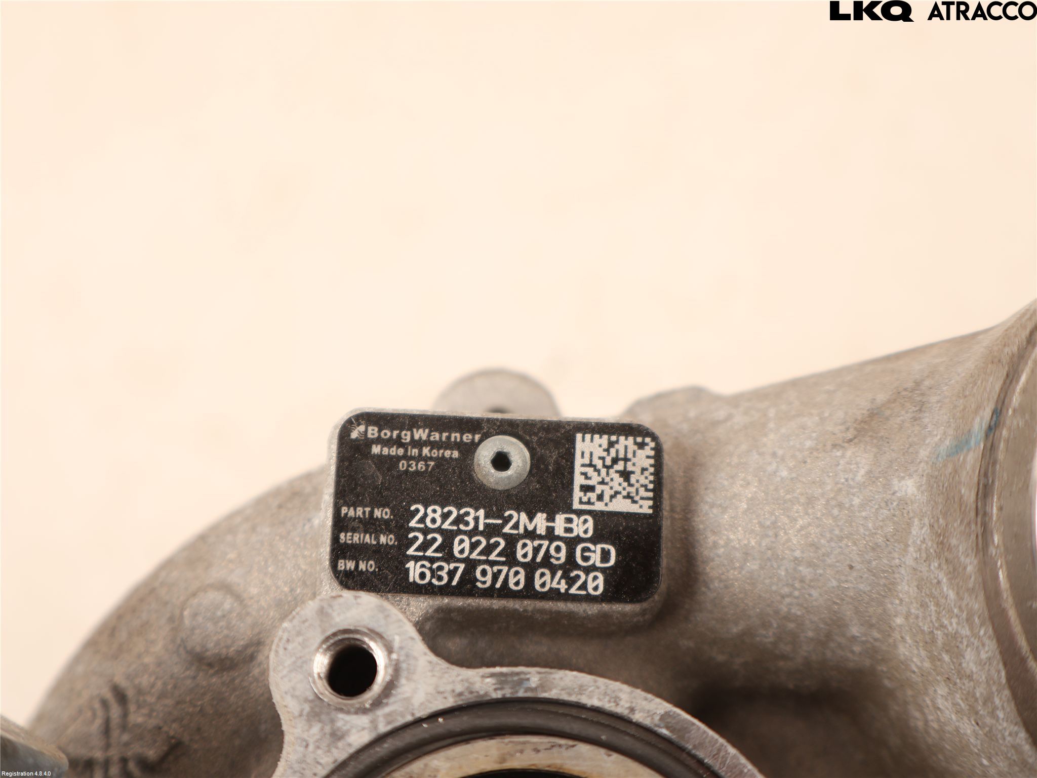 Kia SORENTO 21- Turboaggregat