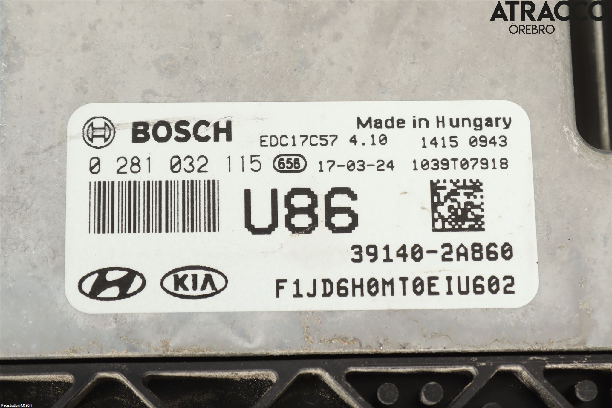 Kia CEED 12-18 Styrenhet Inspump Diesel