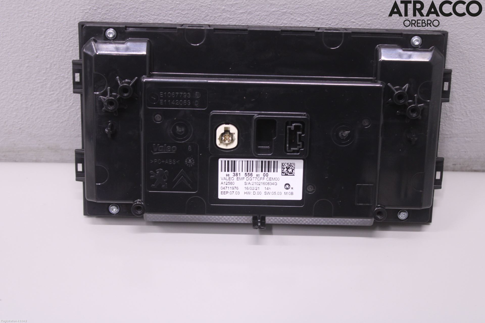 Peugeot 308 14-21 Bildskärm