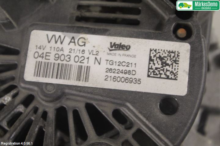 Volkswagen VW POLO 10-17 Generator