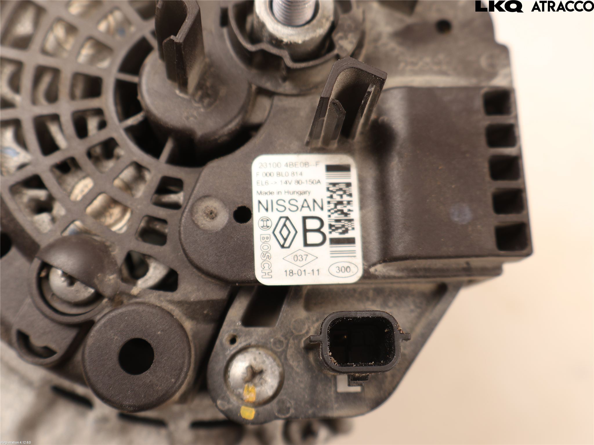 Nissan QASHQAI 17-21 Generator