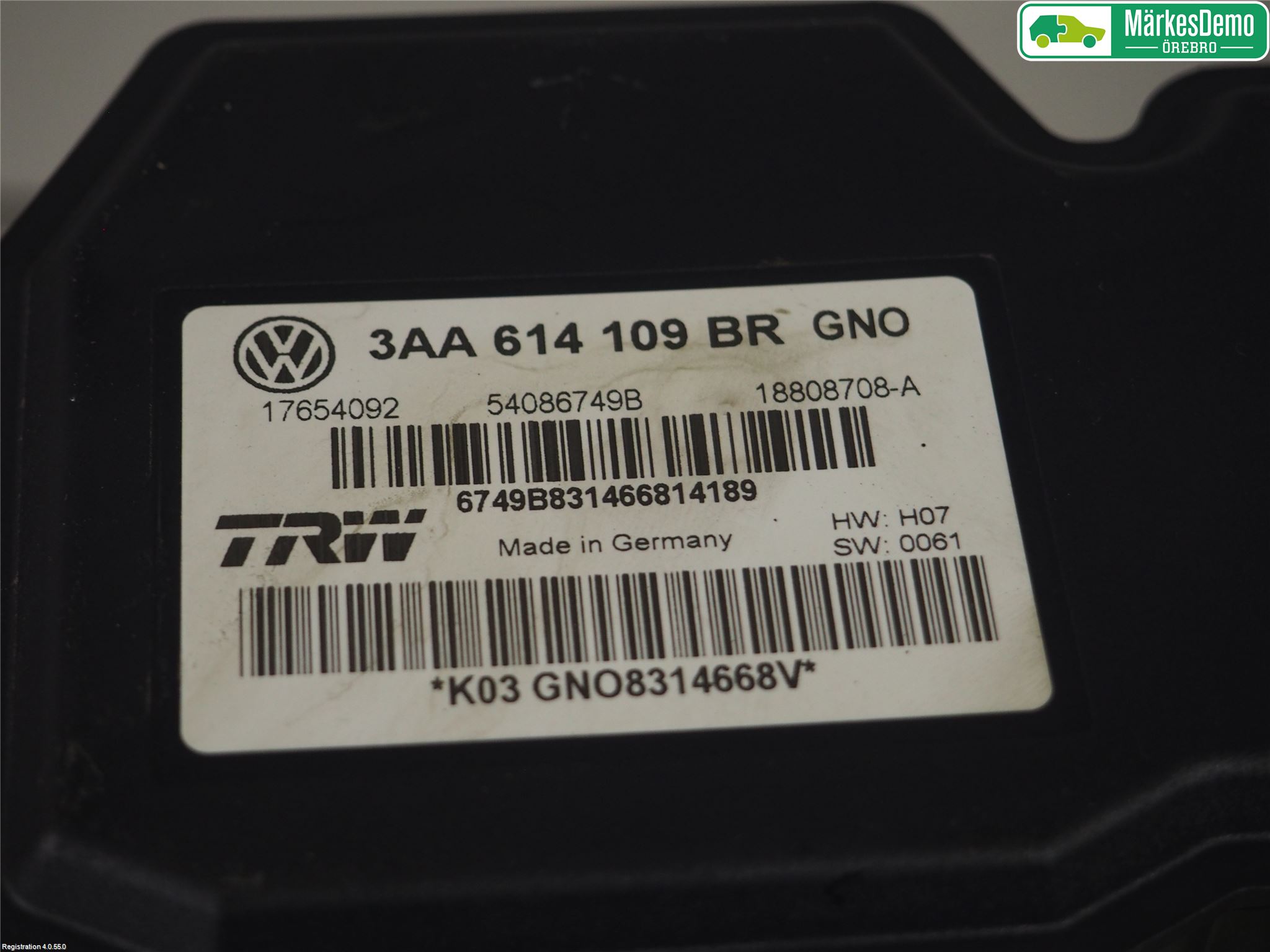 Volkswagen VW PASSAT 15-19 Abs Hydraulaggregat