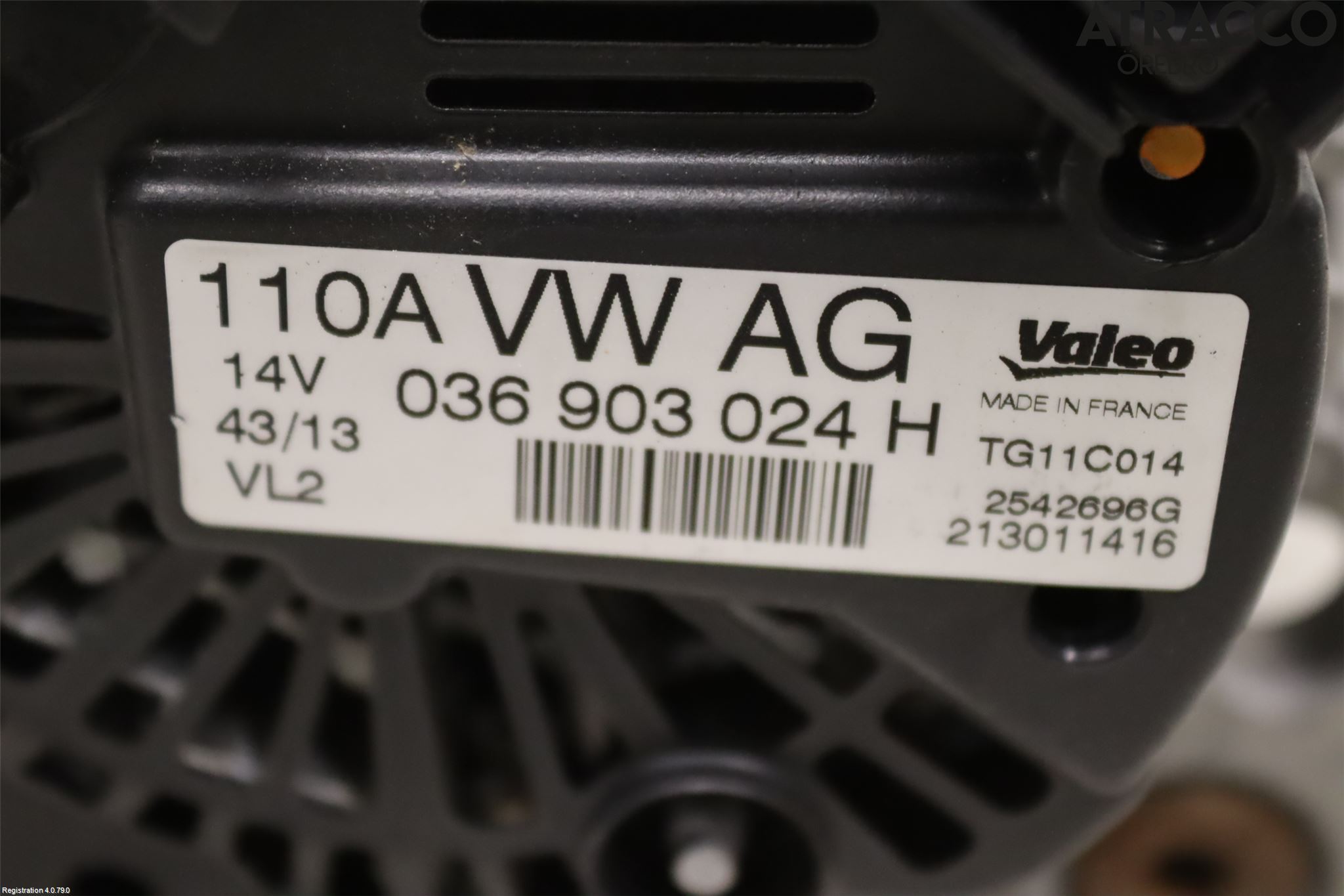 Volkswagen VW POLO 10-17 Generator