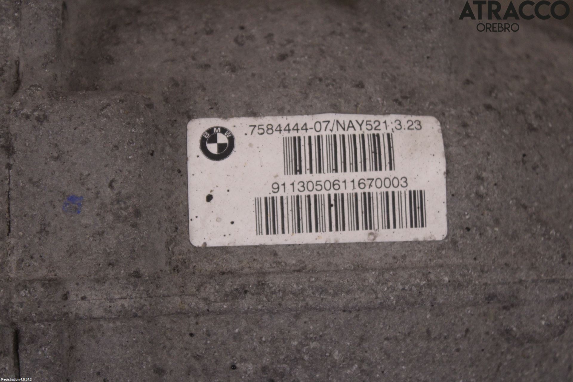 BMW 5 F10/F11/F18 09-17 Bakväxel-Diff