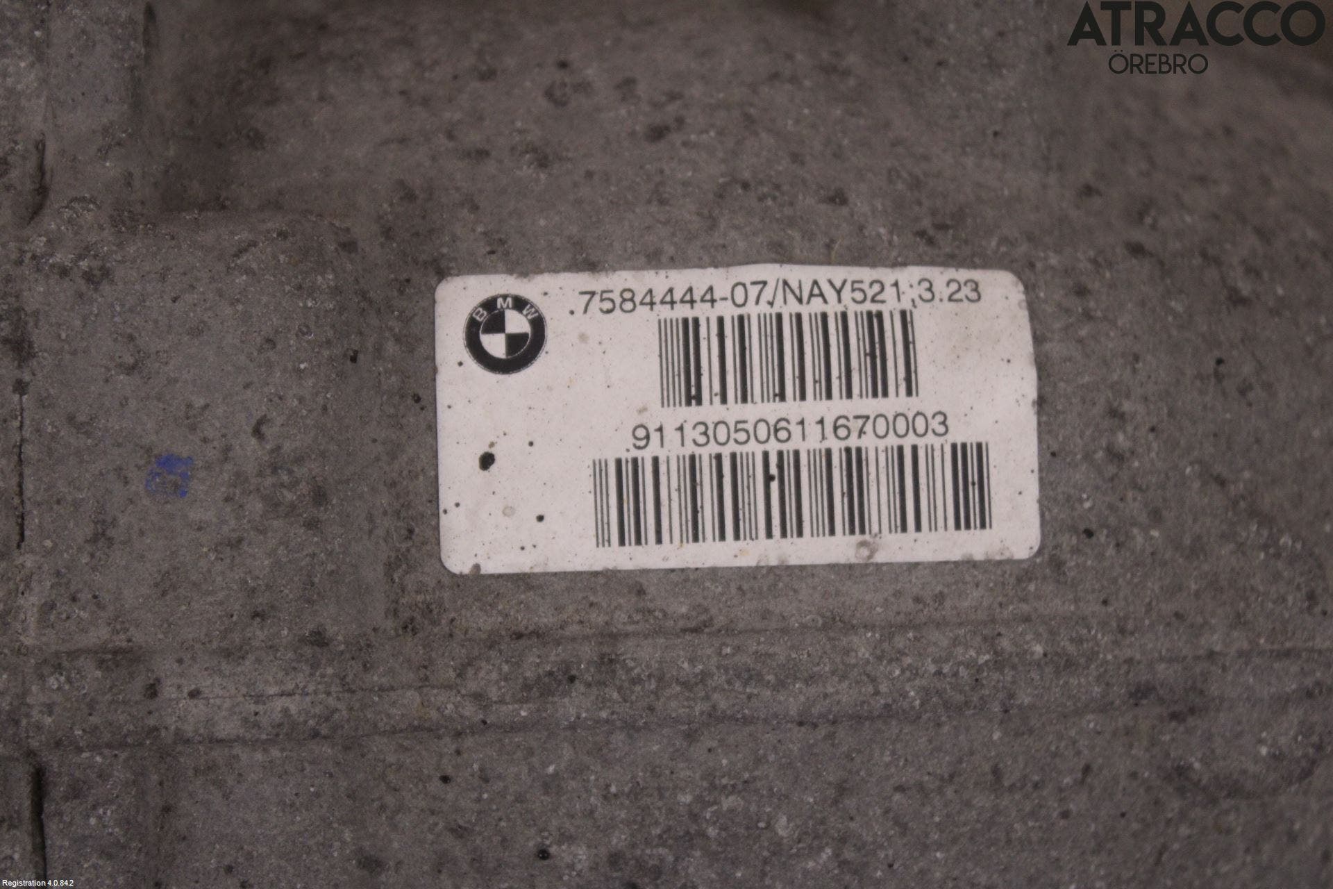 BMW 5 F10/F11/F18 09-17 Bakväxel-Diff