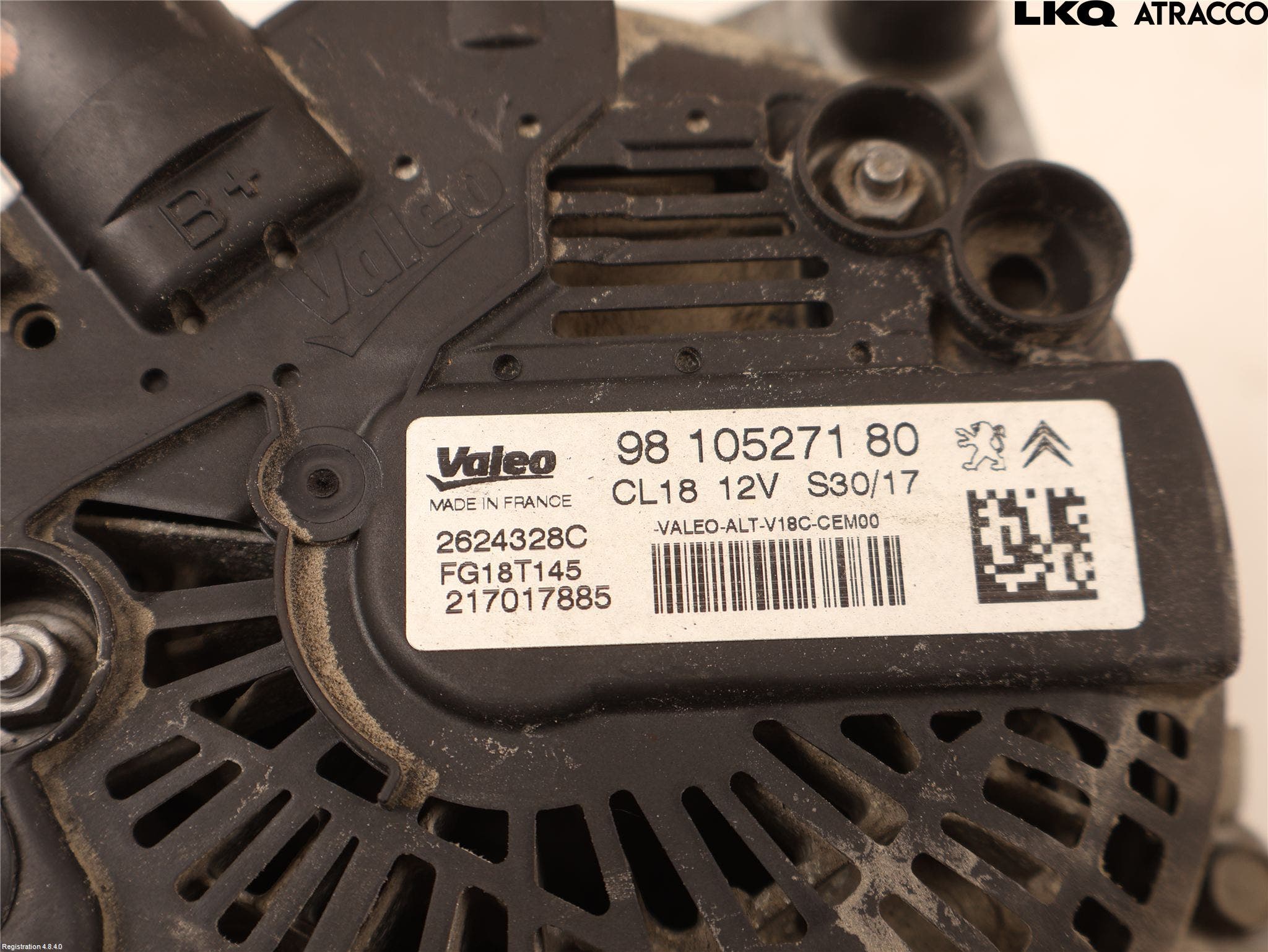 Peugeot PARTNER 16-18 Generator