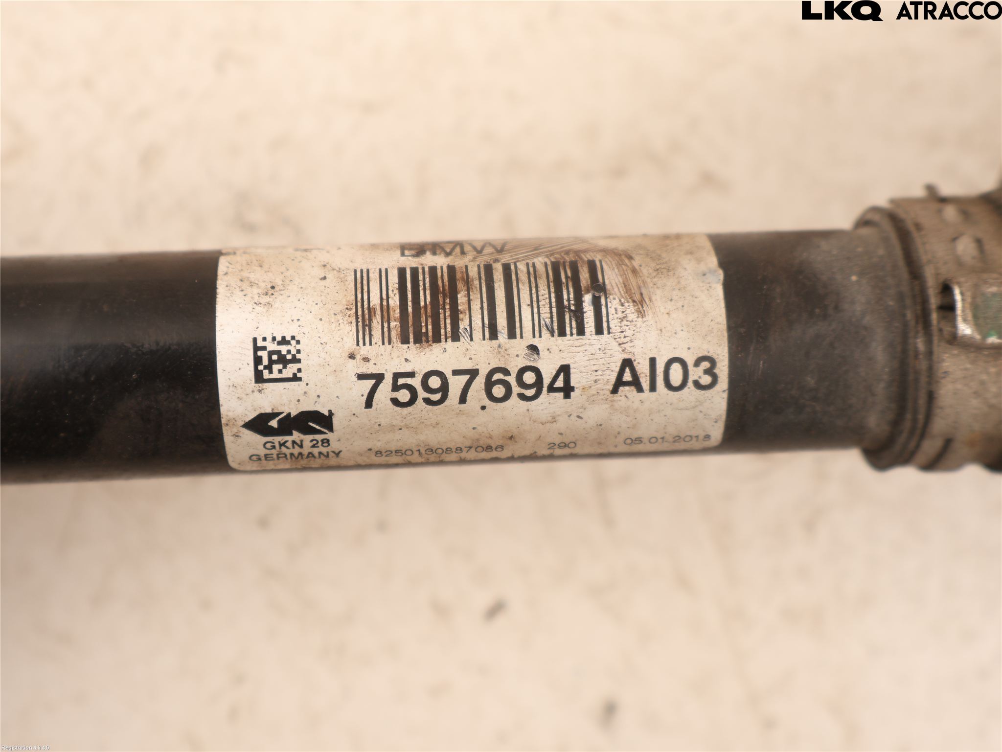 BMW 1 F20/F21 11-19 Drivaxel Fram Höger