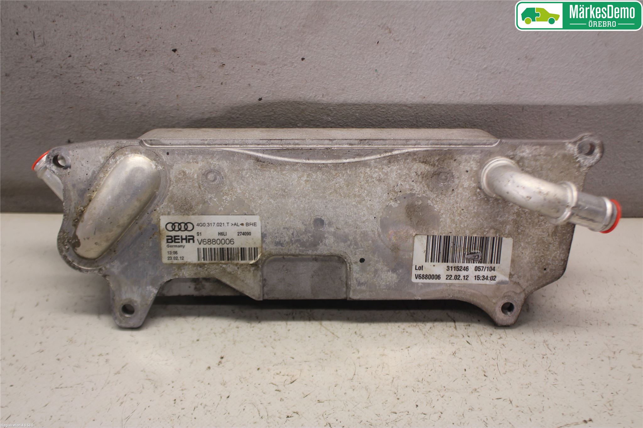 Audi A7/S7 4G 11-17 Oljekylare Motor