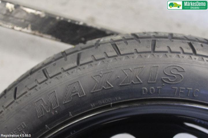 Kia PICANTO 12-17 Hjul Reservhjul Minityp