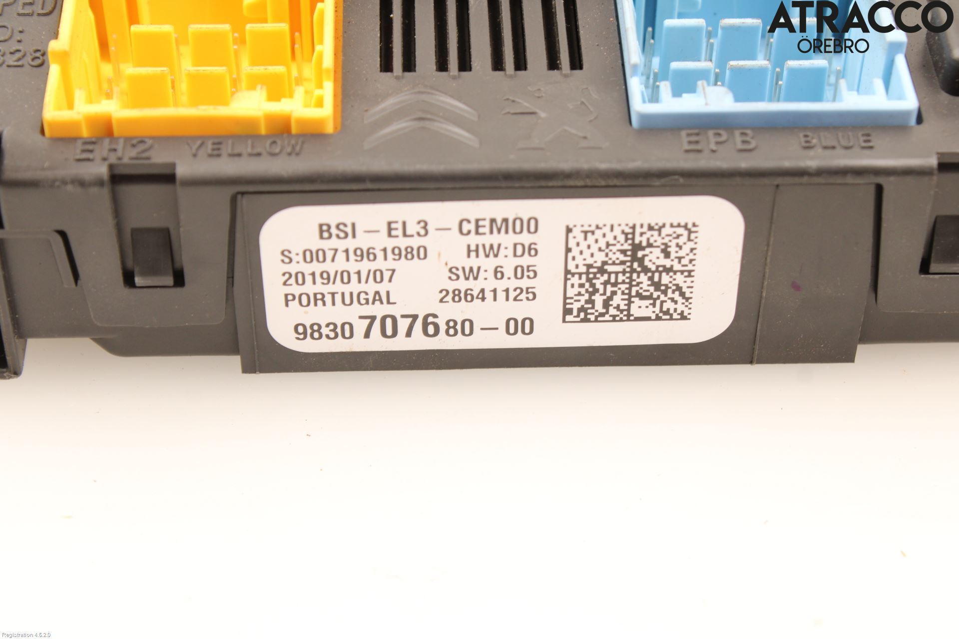 Citroen BERLINGO/E-BERLINGO 19- Säkringsdosa-Elcentral