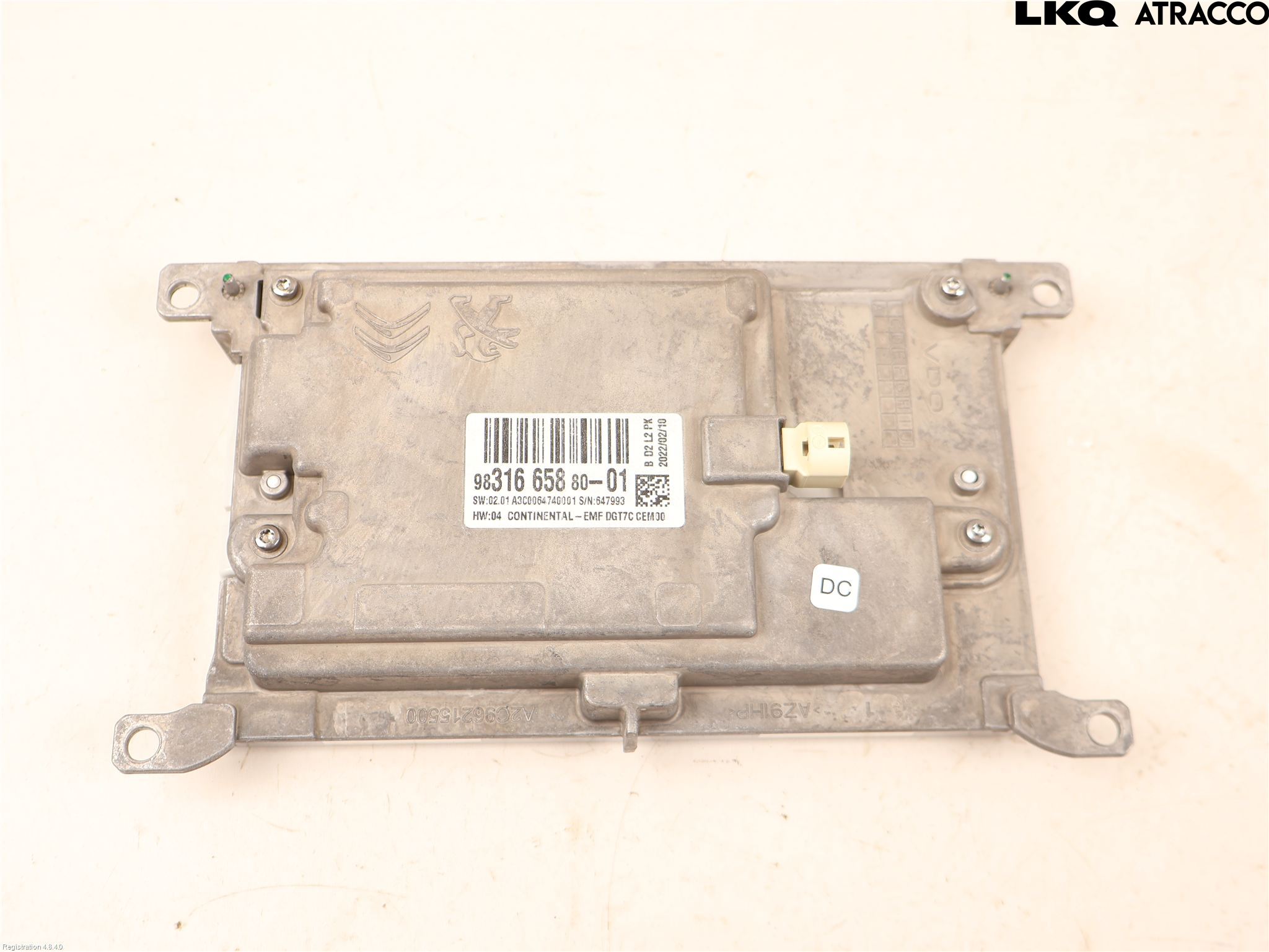 Citroen SPACETOURER/E-SPACETOURER 16- Bildskärm