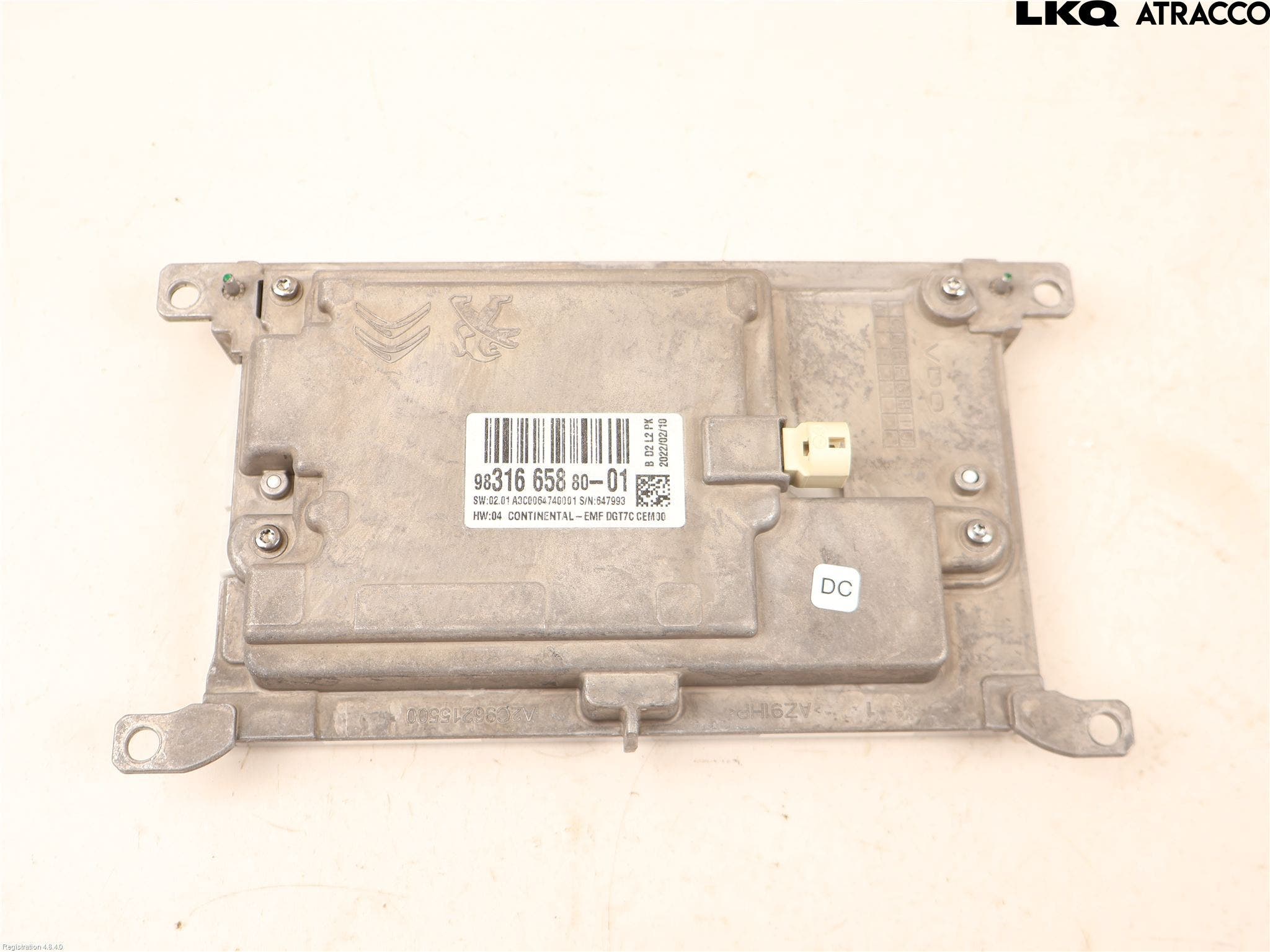 Citroen SPACETOURER/E-SPACETOURER 16- Bildskärm