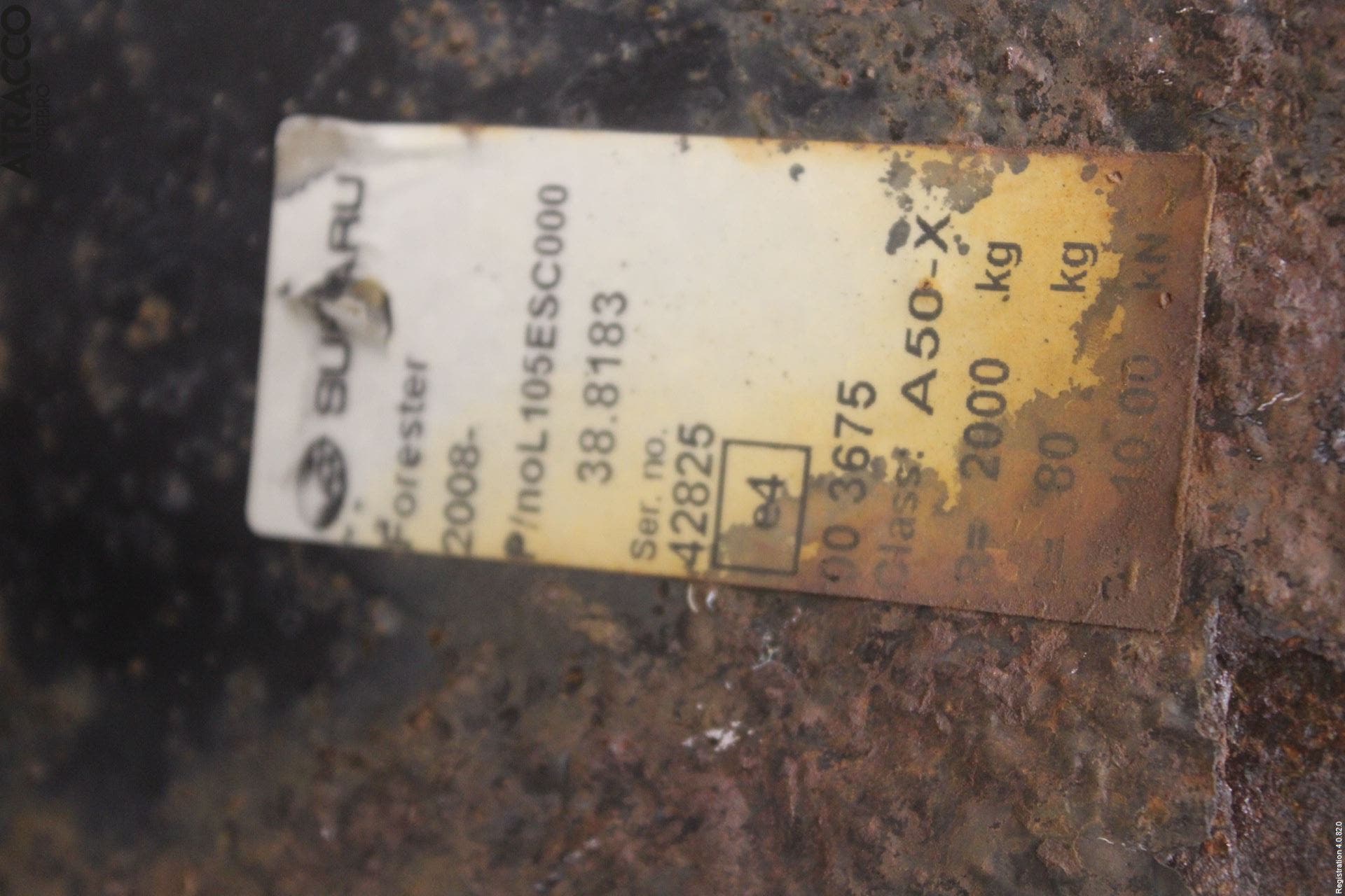 Subaru FORESTER SH 08-13 Dragkrok