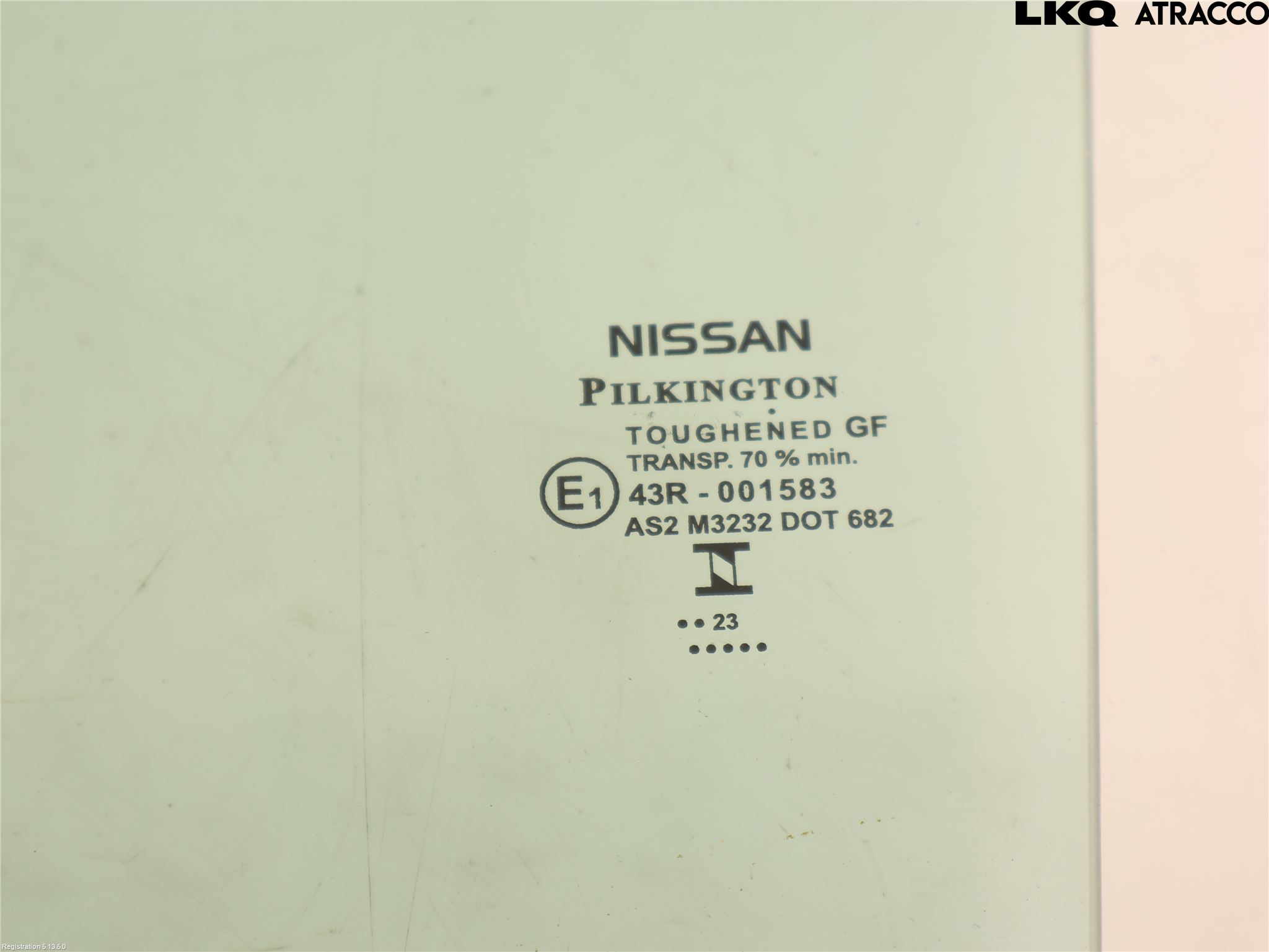 Nissan LEAF 18- Dörruta Bak Vänster
