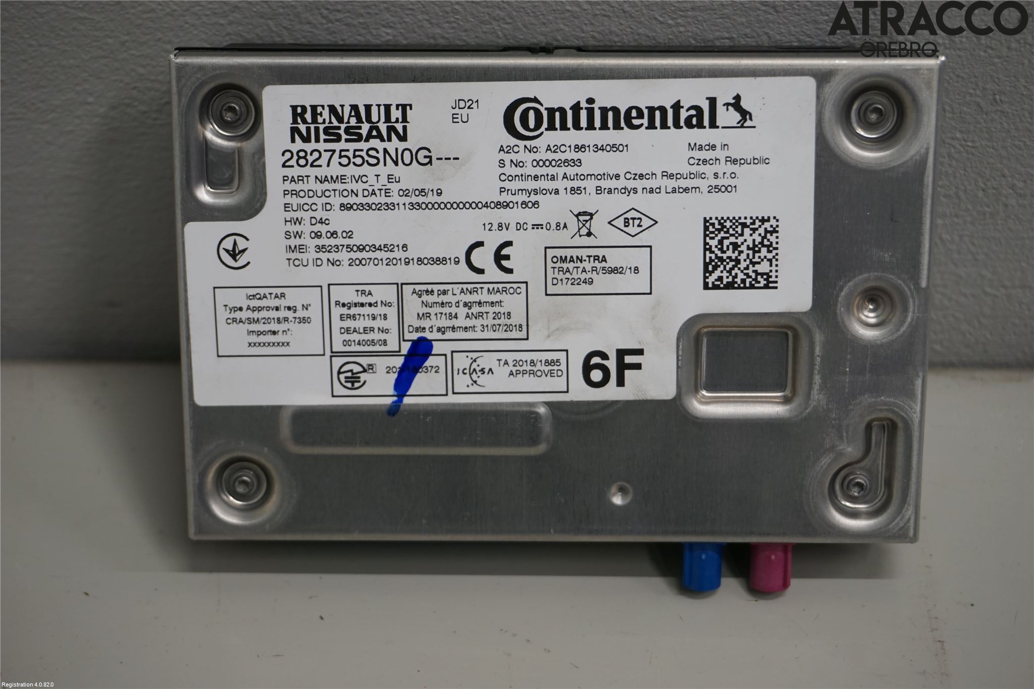 Nissan LEAF 18- Styrenhet Övrigt