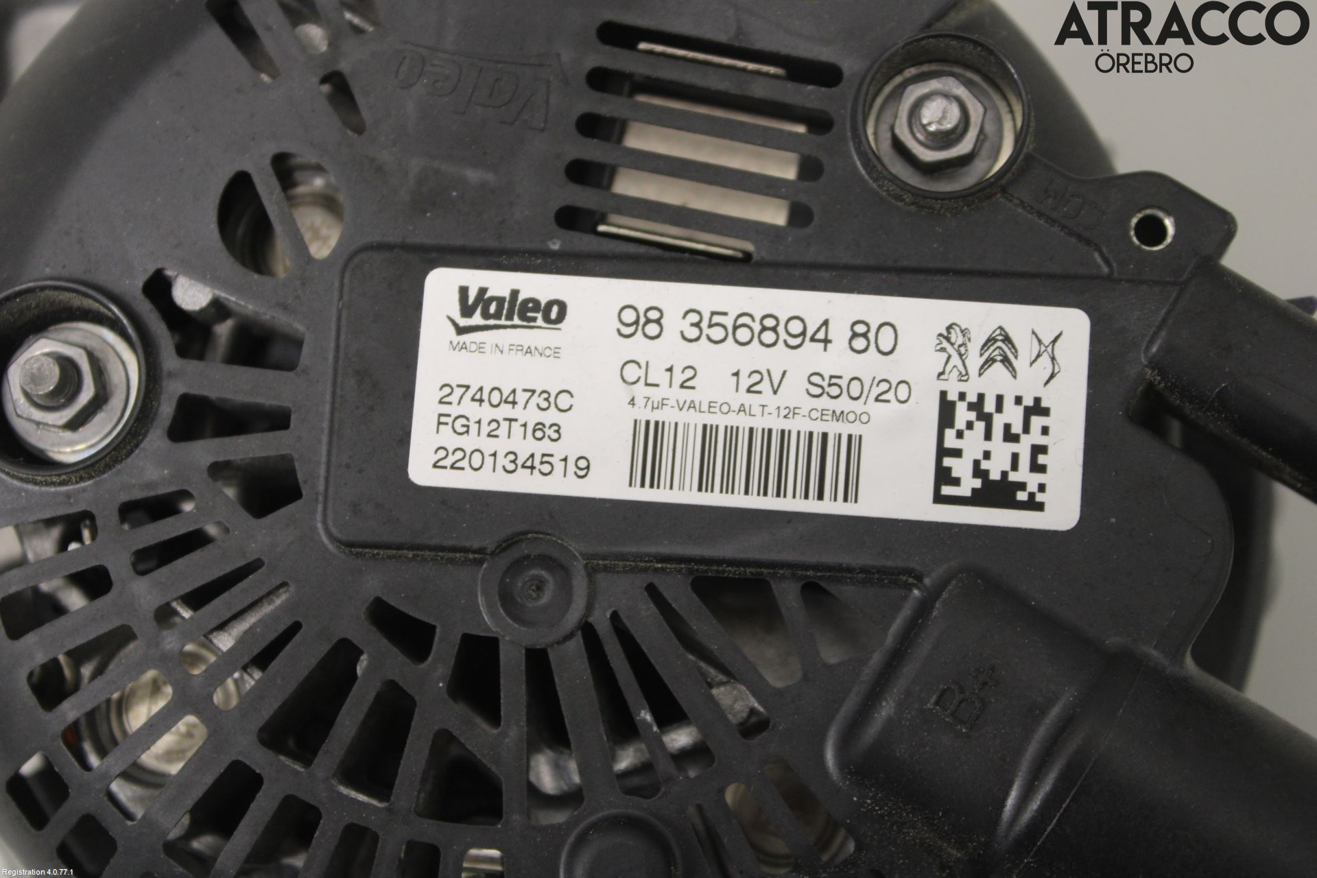 Citroen COTROEN C3 17-24 Generator