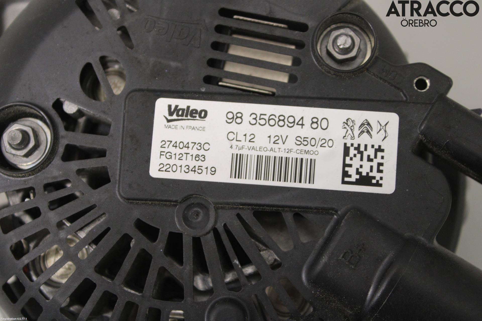 Citroen COTROEN C3 17-24 Generator