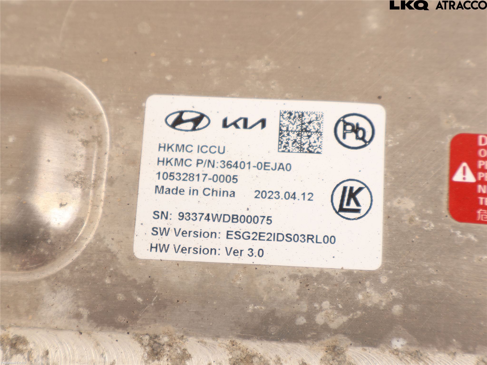 Kia NIRO (SG2) 23- Batteriladdare Högspänning