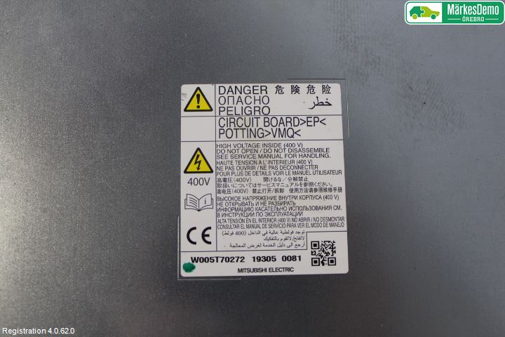Mitsubishi OUTLANDER 13-21 Batteriladdare Högspänning