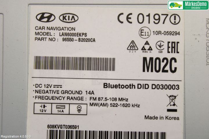 Kia SOUL 09- Cd Radio - Multimediapanel