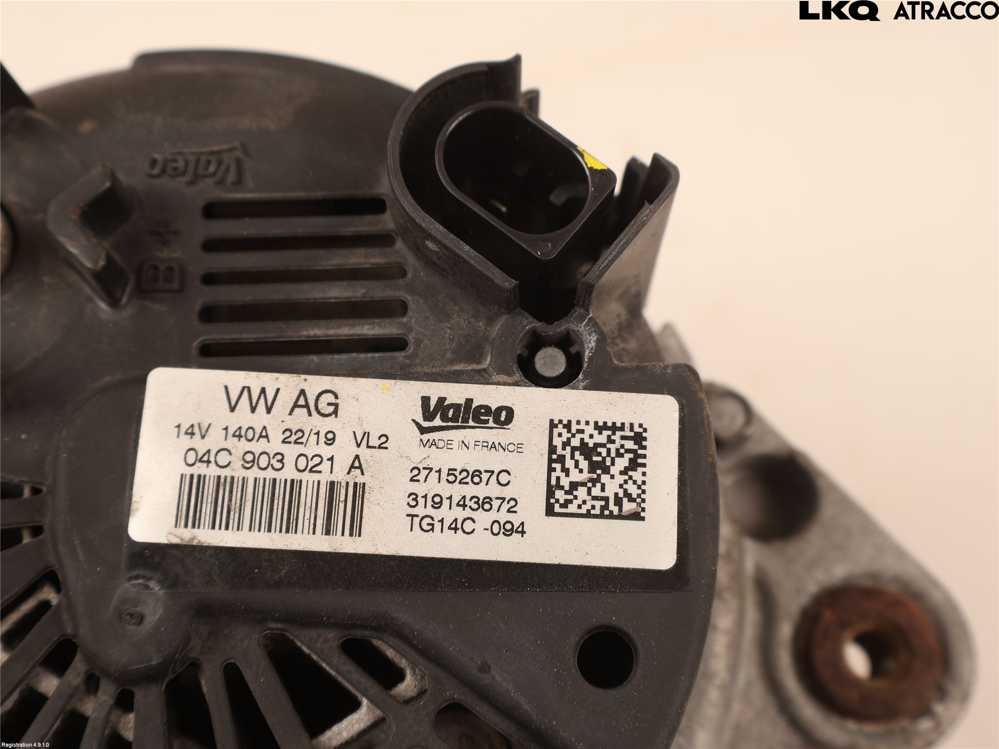 Volkswagen VW GOLF / E-GOLF VII 13-20 Generator