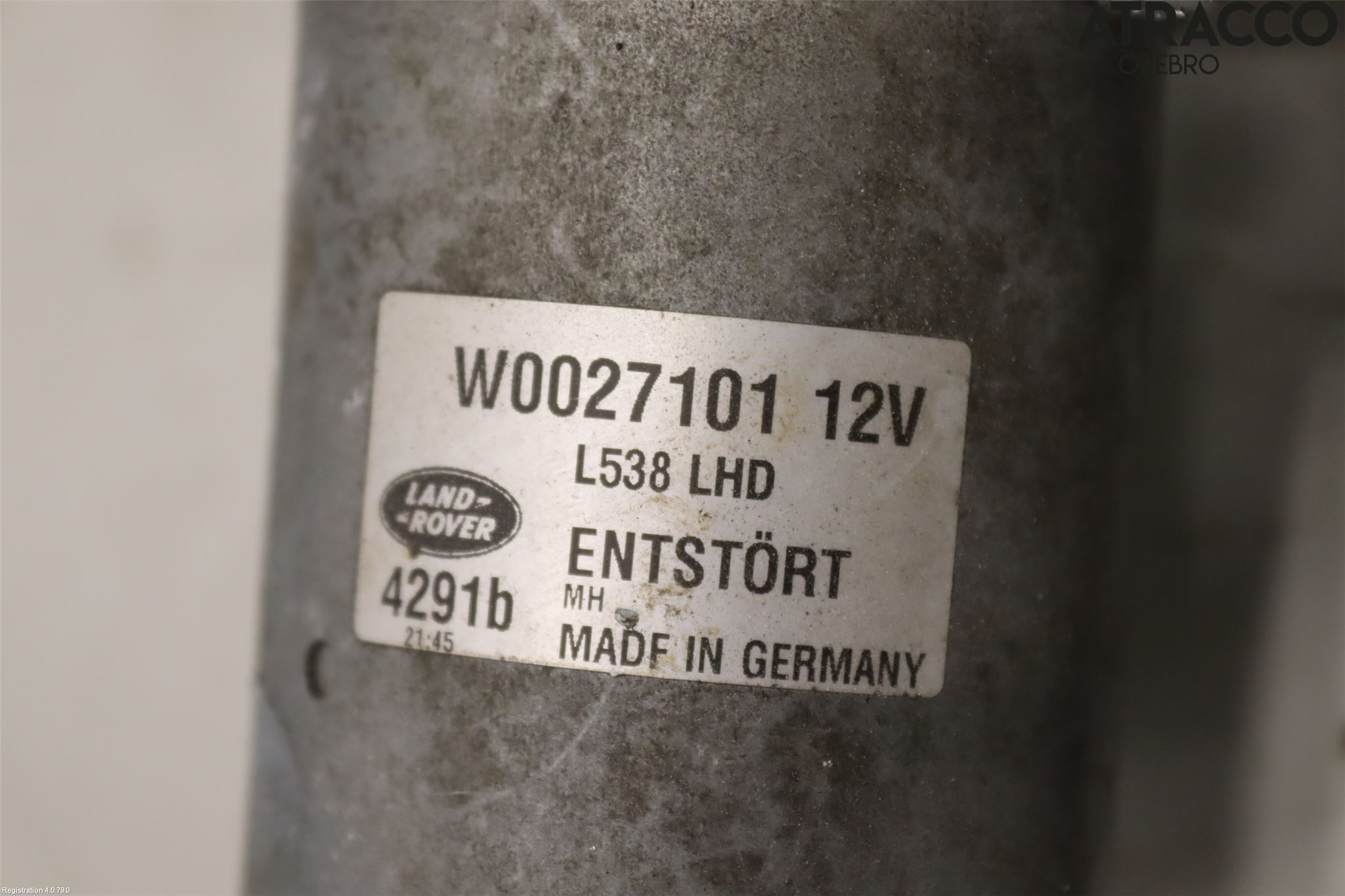 Landrover LAND ROVER RANGE ROVER EVOQUE (L538) 11-18 Torkarmotor Vindruta