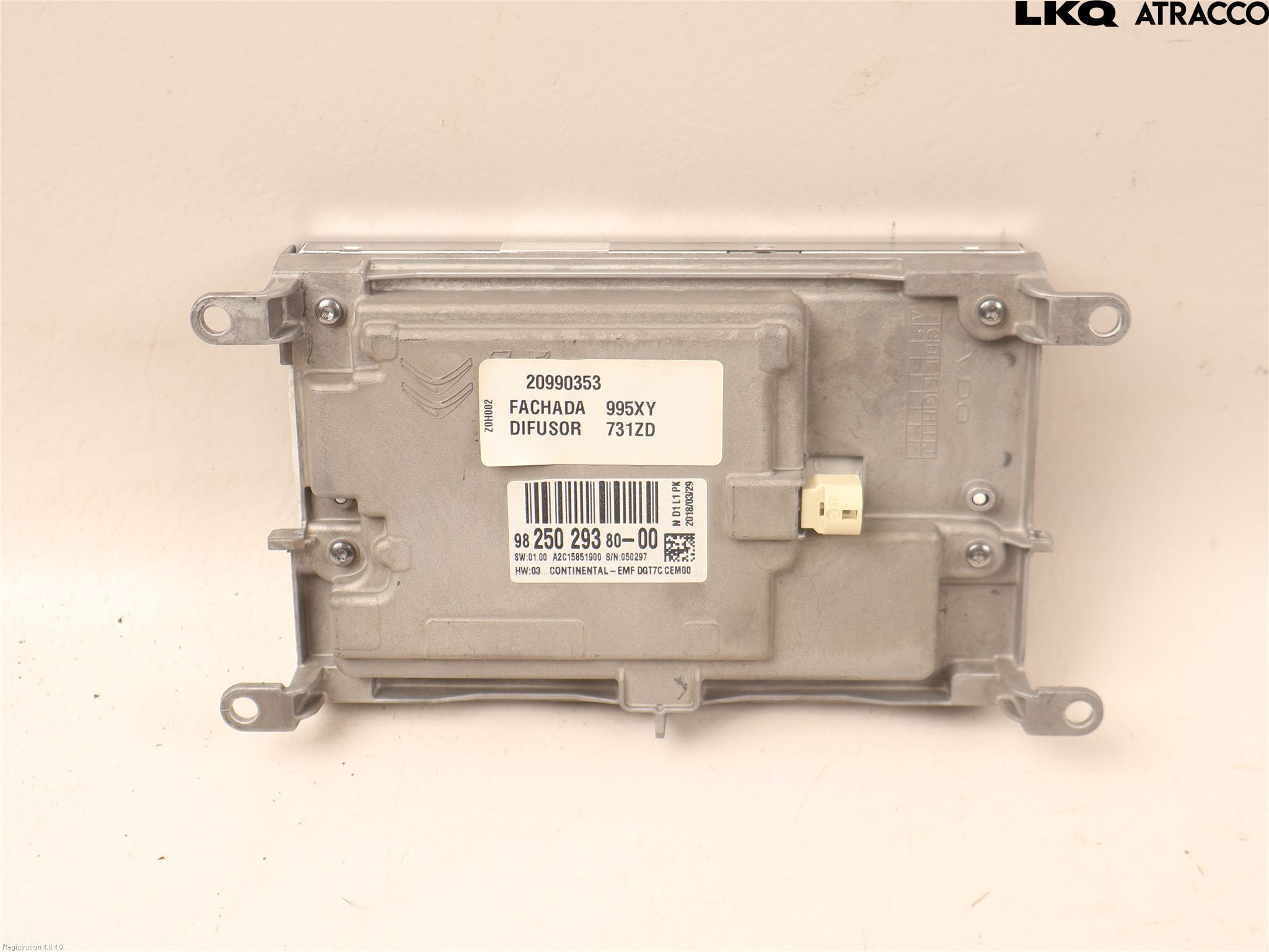 Citroen C4 GRAND PICASSO 14-18 Bildskärm