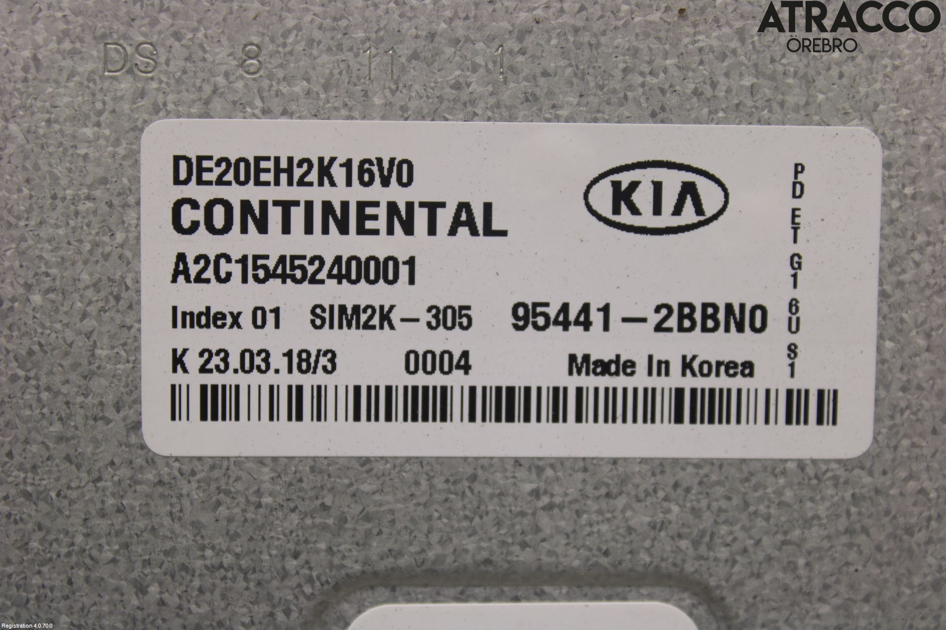Kia NIRO (DE) 17-22 Styrenhet Växellåda