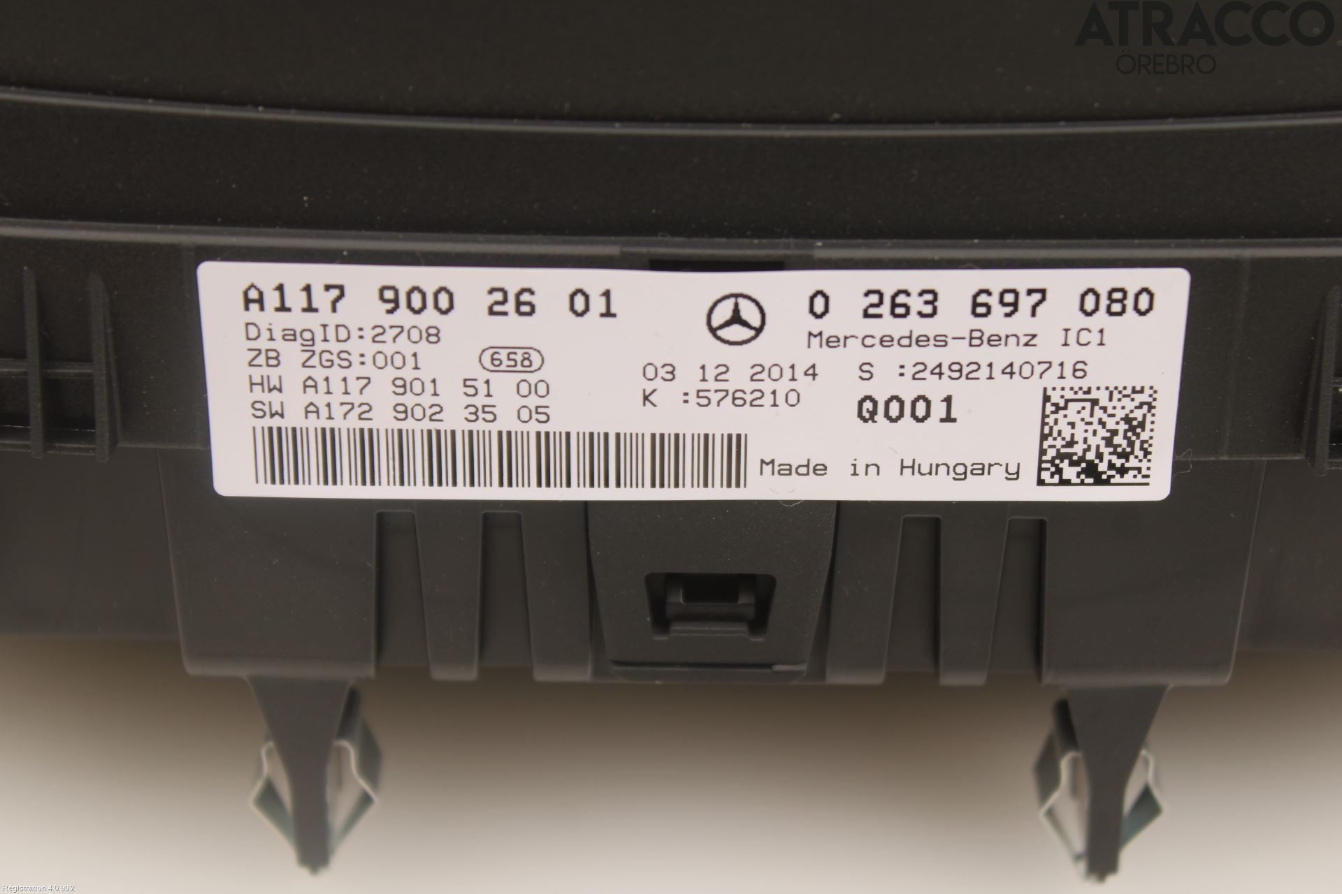 Mercedes-Benz MB CLA-KLASS (C117/X117) 13-19 Instrument Komb