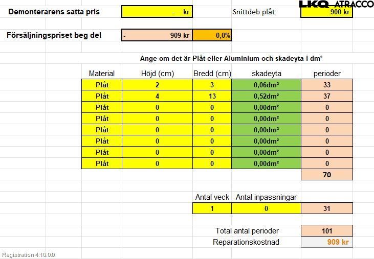 Kia CEED 12-18 Dörr Fram Höger