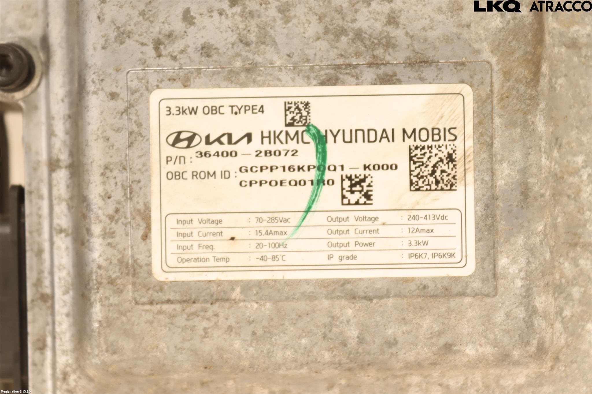 Kia CEED/CEED SW 19- Batteriladdare Högspänning