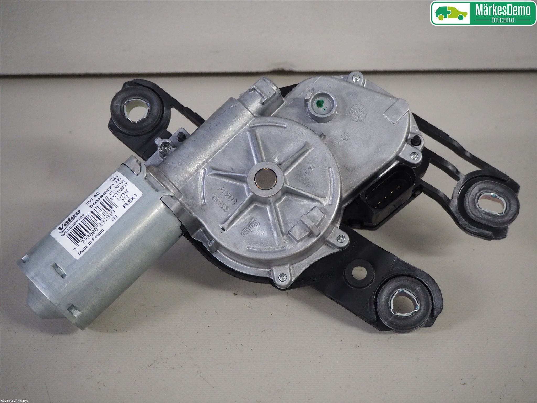 Volkswagen VW GOLF / E-GOLF VII 13-20 Torkarmotor Baklucka