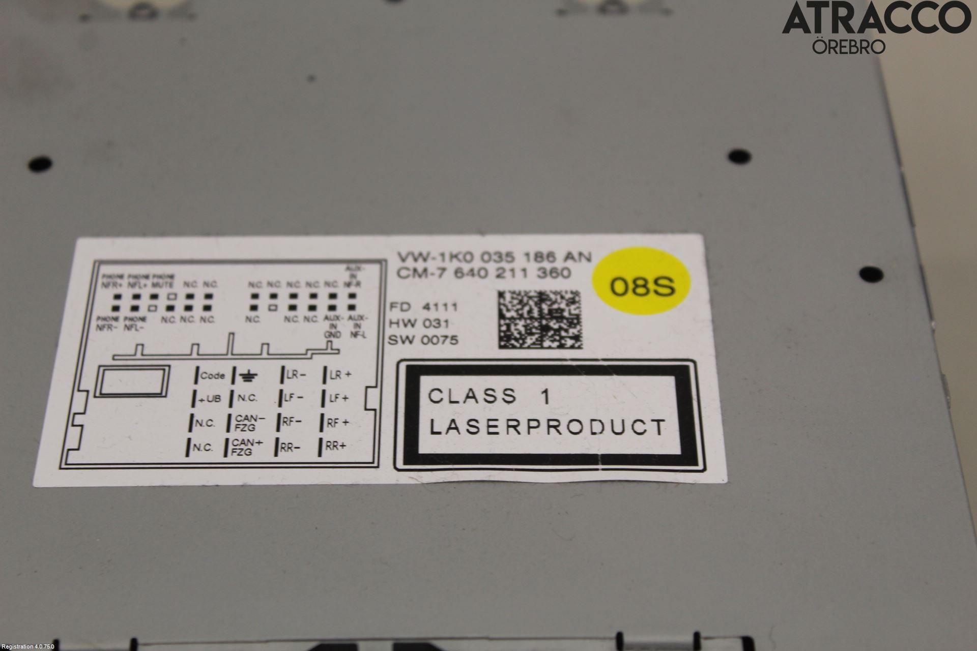 Volkswagen VW CADDY 11-15 Cd Radio - Multimediapanel