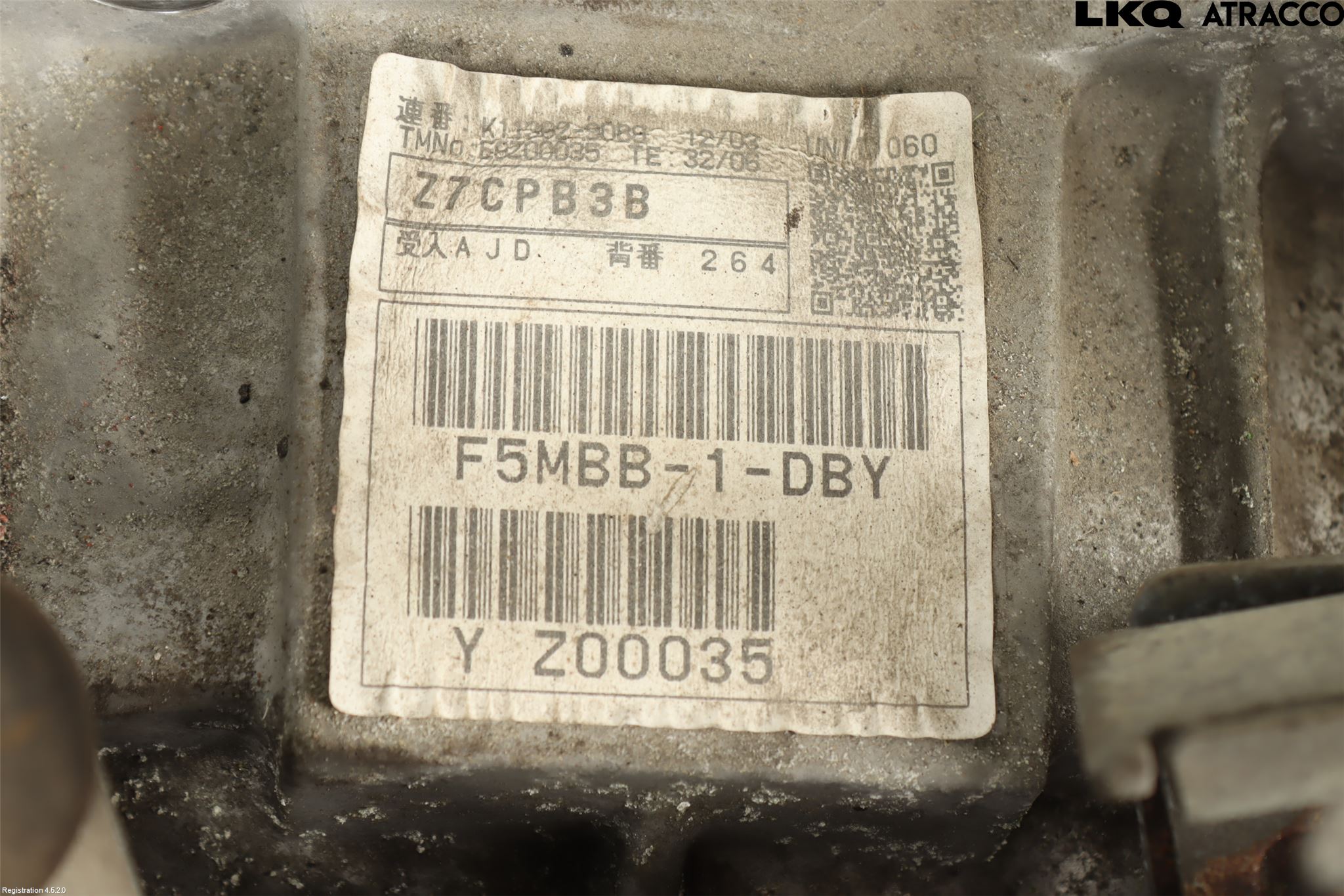 Mitsubishi LANCER 07-14 Växellåda Man 5 Vxl