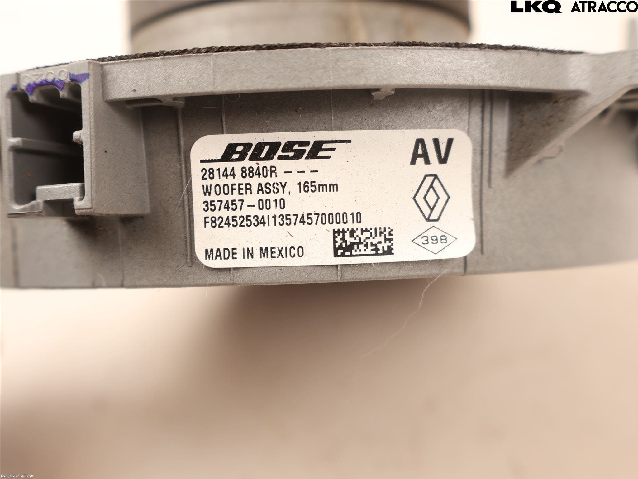 Renault KADJAR 15- Högtalare