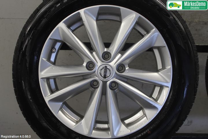 Nissan QASHQAI 14-17 Sommardäck Alumfälg 4St