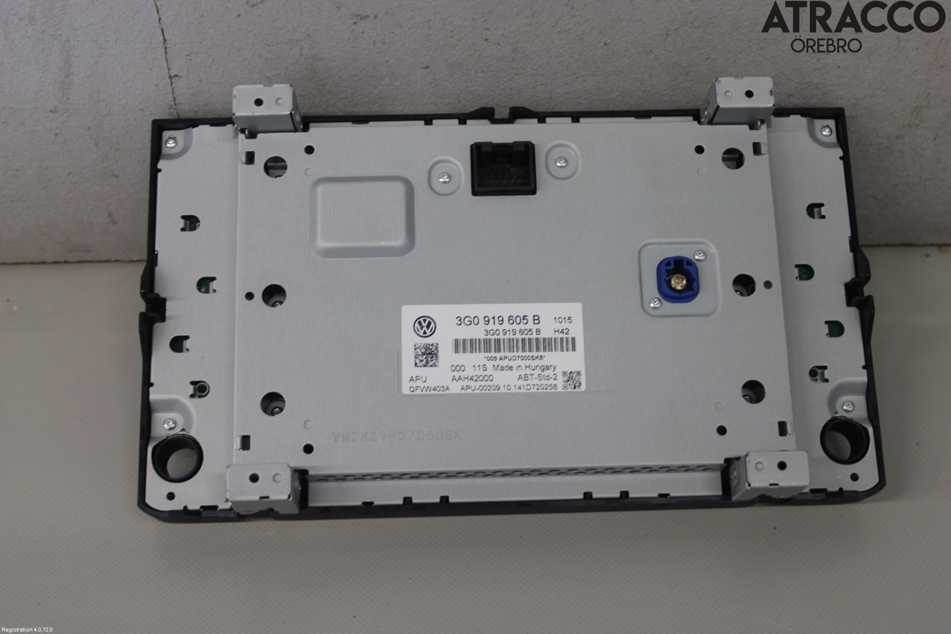 Volkswagen VW PASSAT 15-19 Multifunktionsdisplay