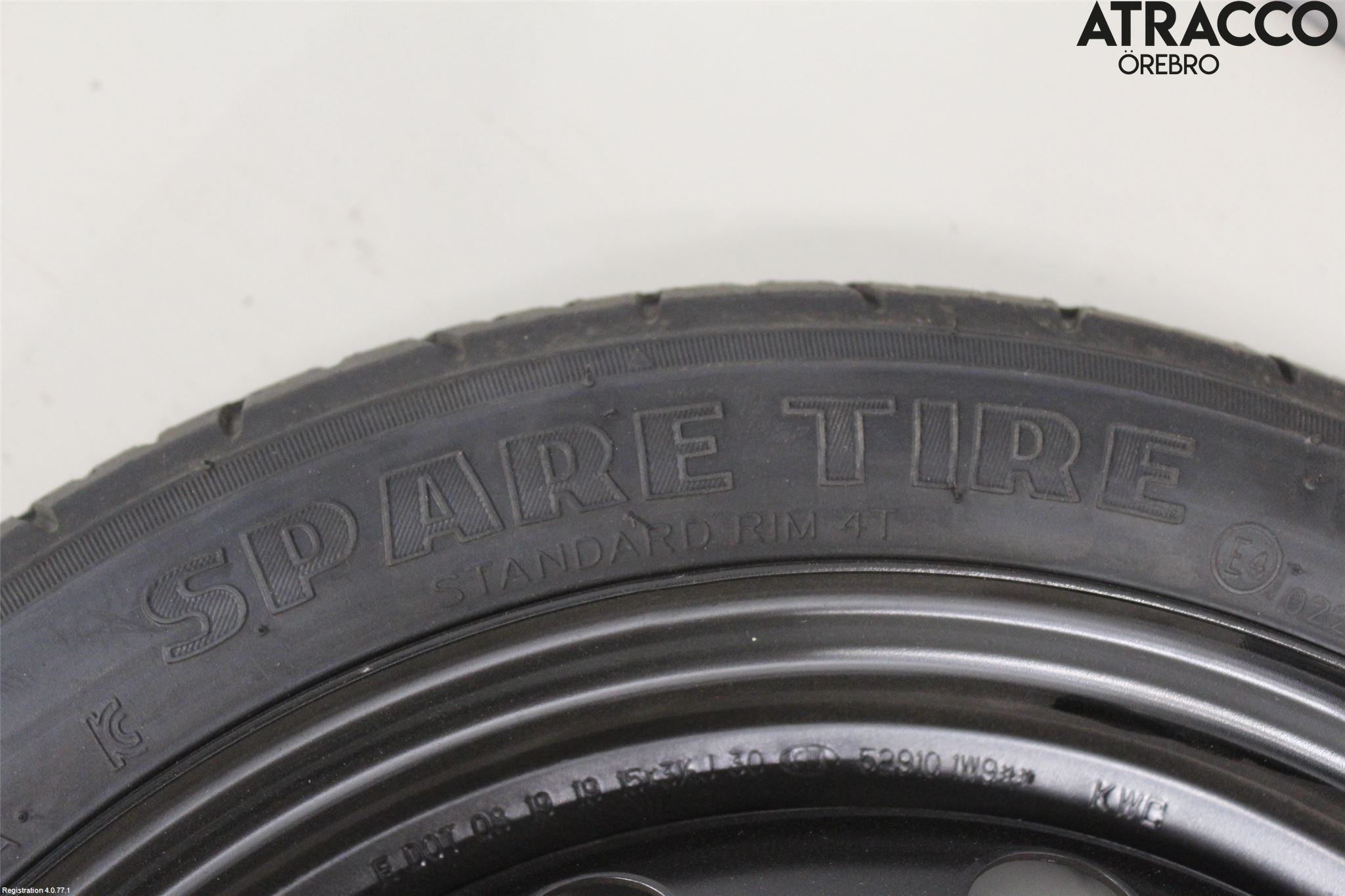 Kia PICANTO 17- Hjul Reservhjul Minityp