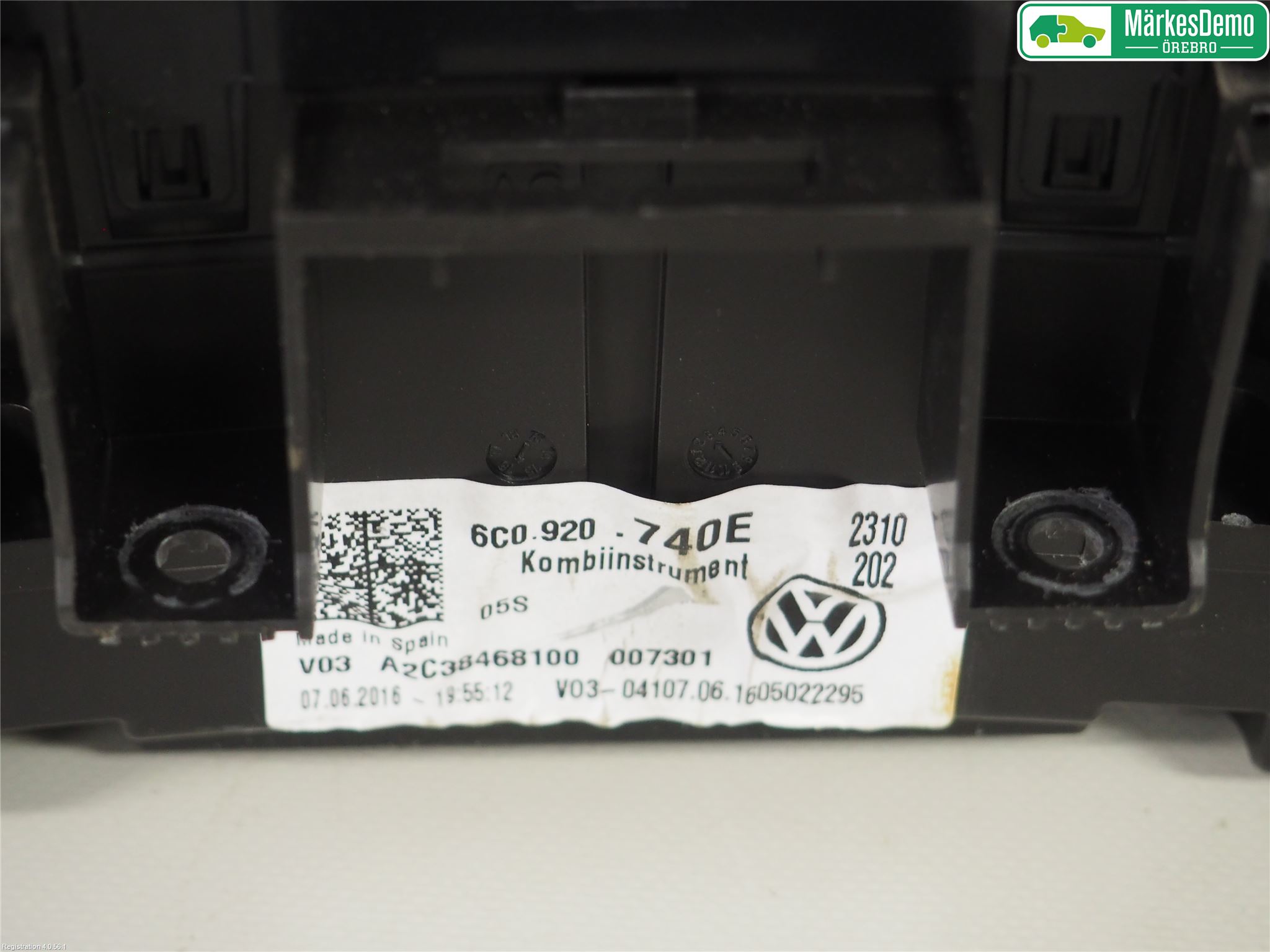 Volkswagen VW POLO 10-17 Instrument Komb