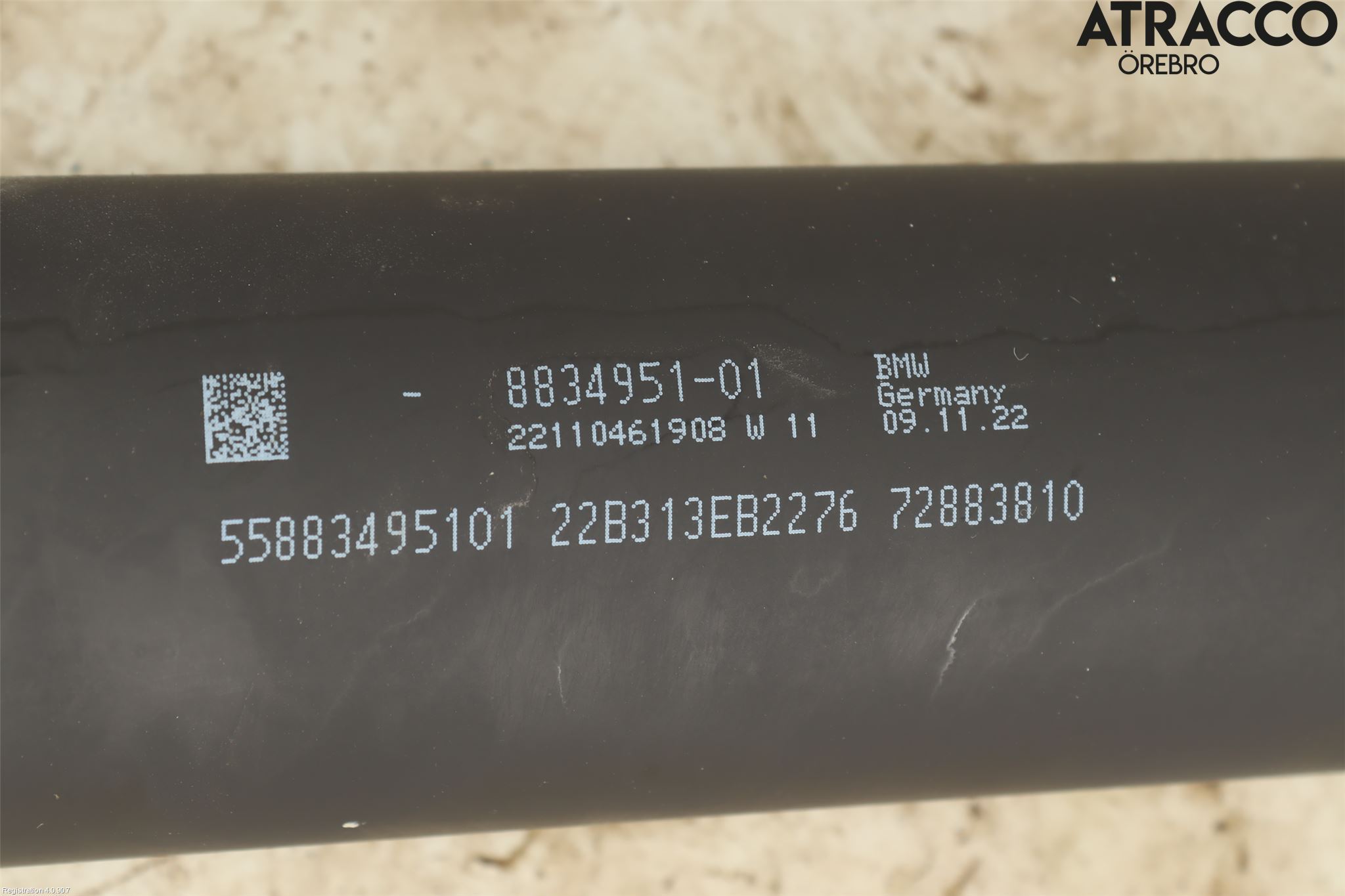 BMW 3 G20/G21/G80/G81 19- Mellanaxel Bakre