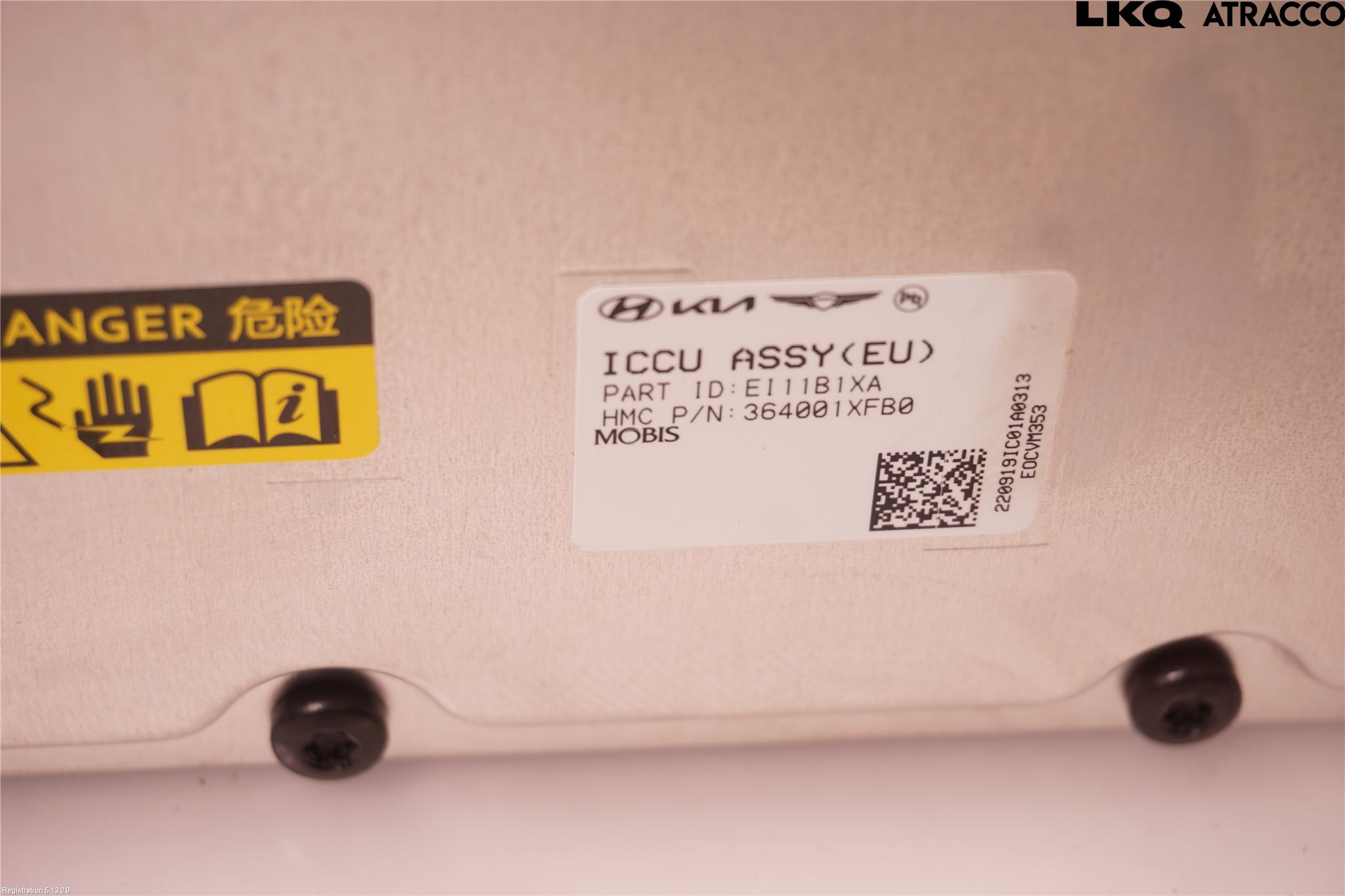 Kia EV6 (CV) 22- Batteriladdare Högspänning