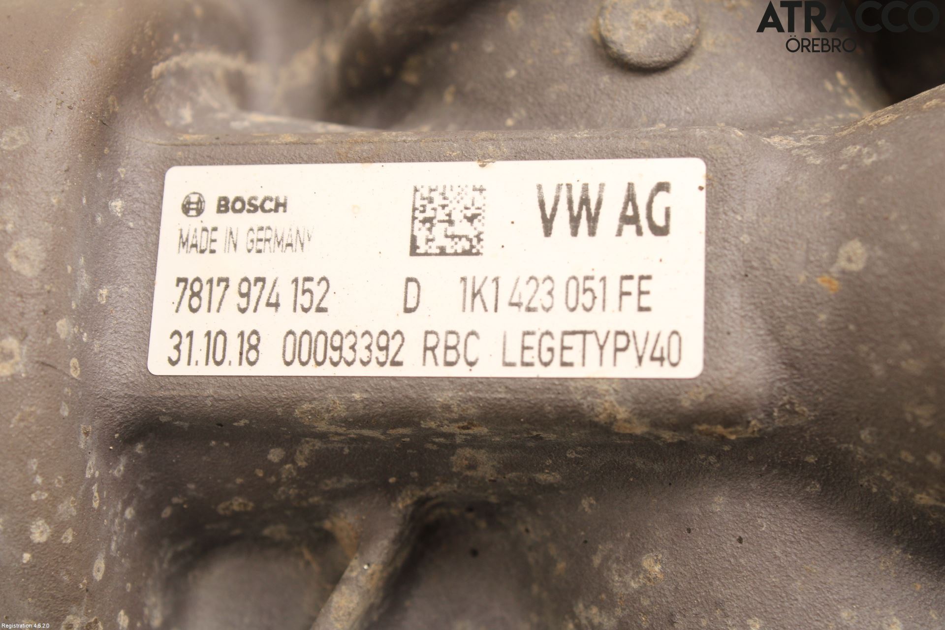 Volkswagen VW CADDY 16-20 Styrväxel-Snäcka Elektrisk