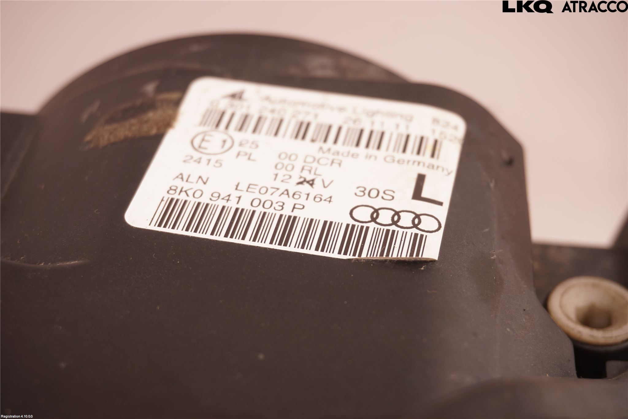 Audi A4/S4 08-11 Strålkastare Vänster