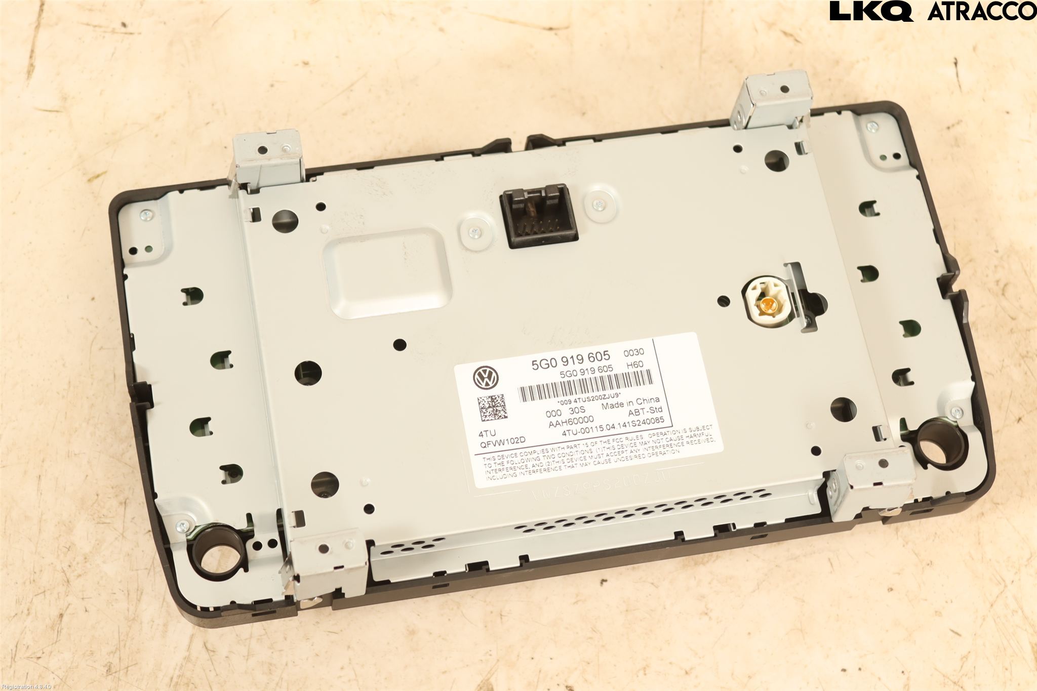 Volkswagen VW GOLF / E-GOLF VII 13-20 Multifunktionsdisplay