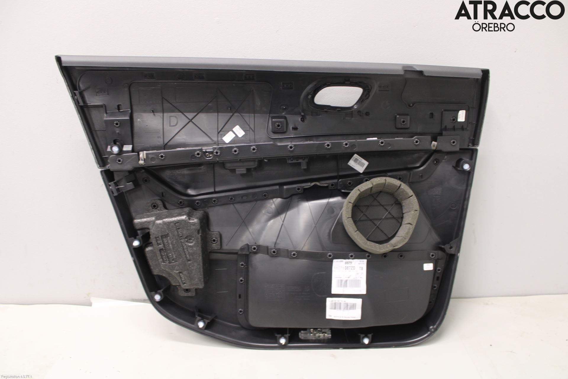 Peugeot 3008 09-16 Dörrklädsel Hö