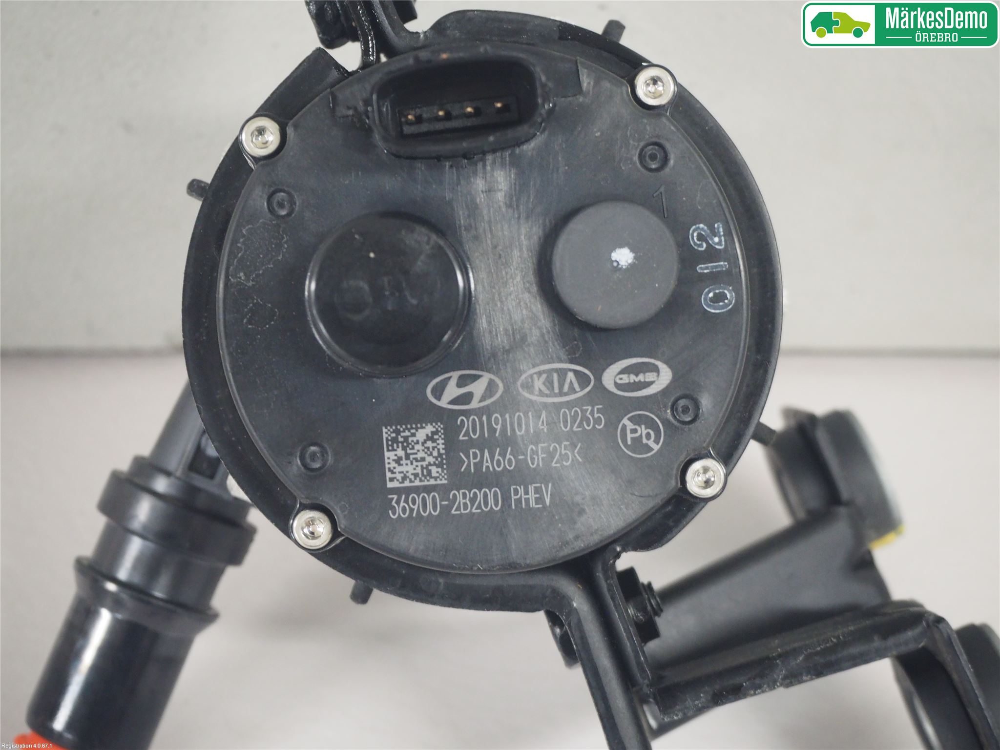 Kia NIRO (DE) 17-22 Värme Cirkulationspump