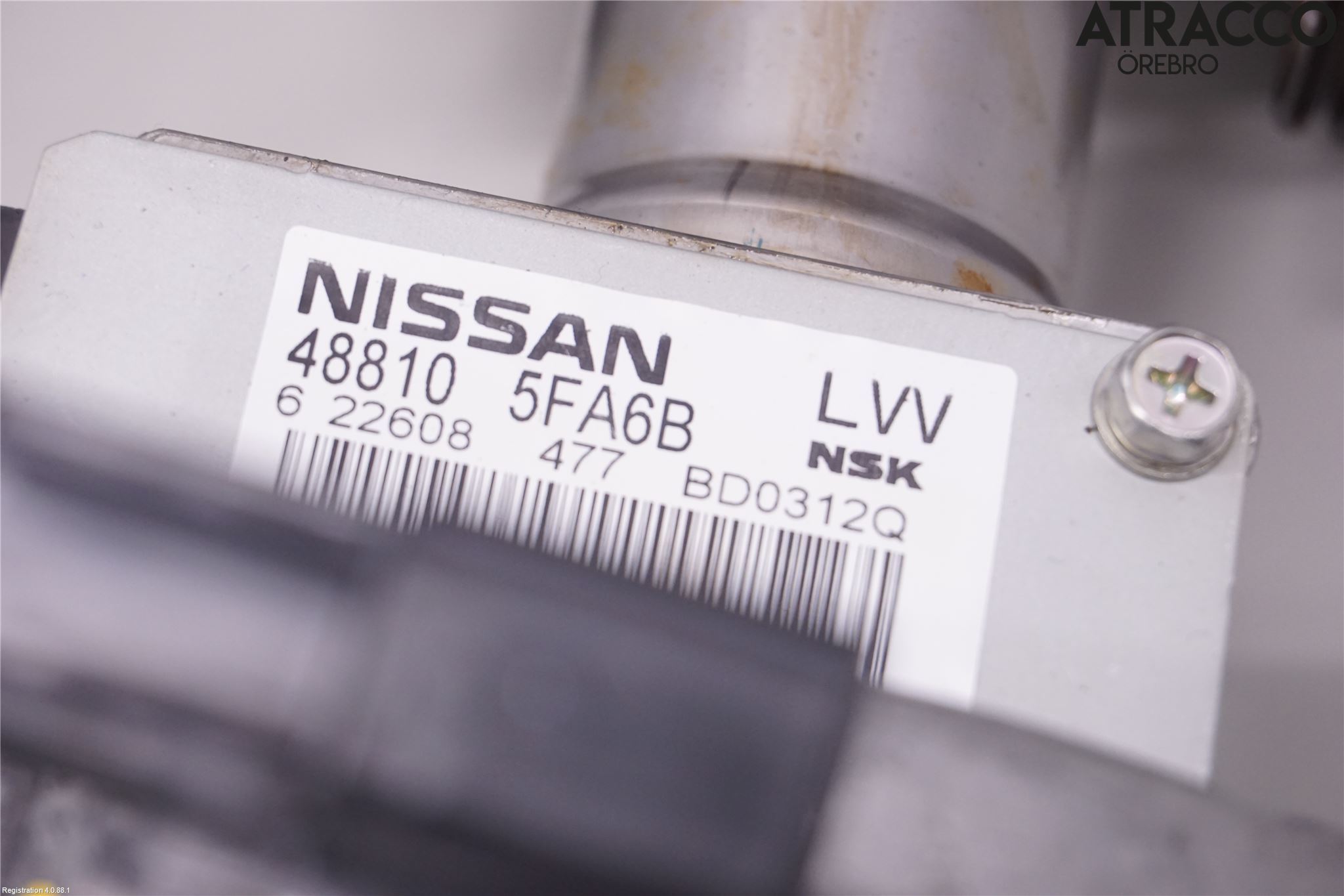 Nissan MICRA 17- Rattaxelagg Med Inb Servo